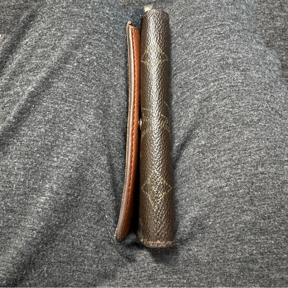 Louis Vuitton Womens Brown Monogram Canvas Leather Wallet Authentic - Picture 13 of 13